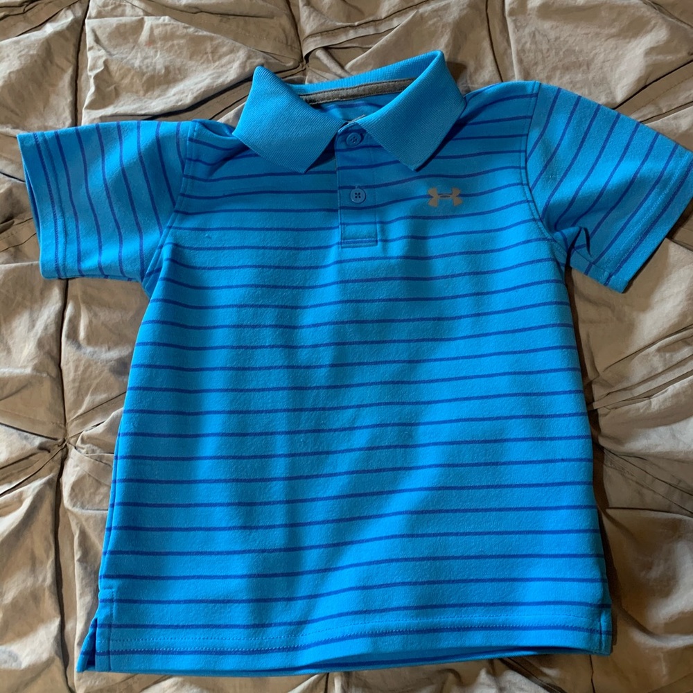 Boys under armour polo shirt
